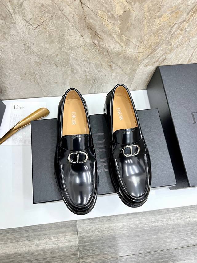 Dior 迪奥 Granville乐福鞋 真皮大底 Size:38-46 45，46定做